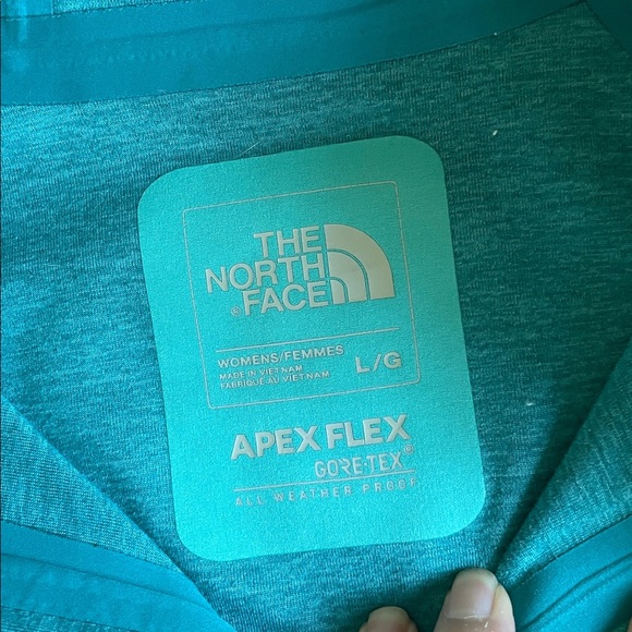 The North Face Aqua Full-Zip Waterproof Outdoor Rain Apex Flex Jacket - Picture 12 of 12